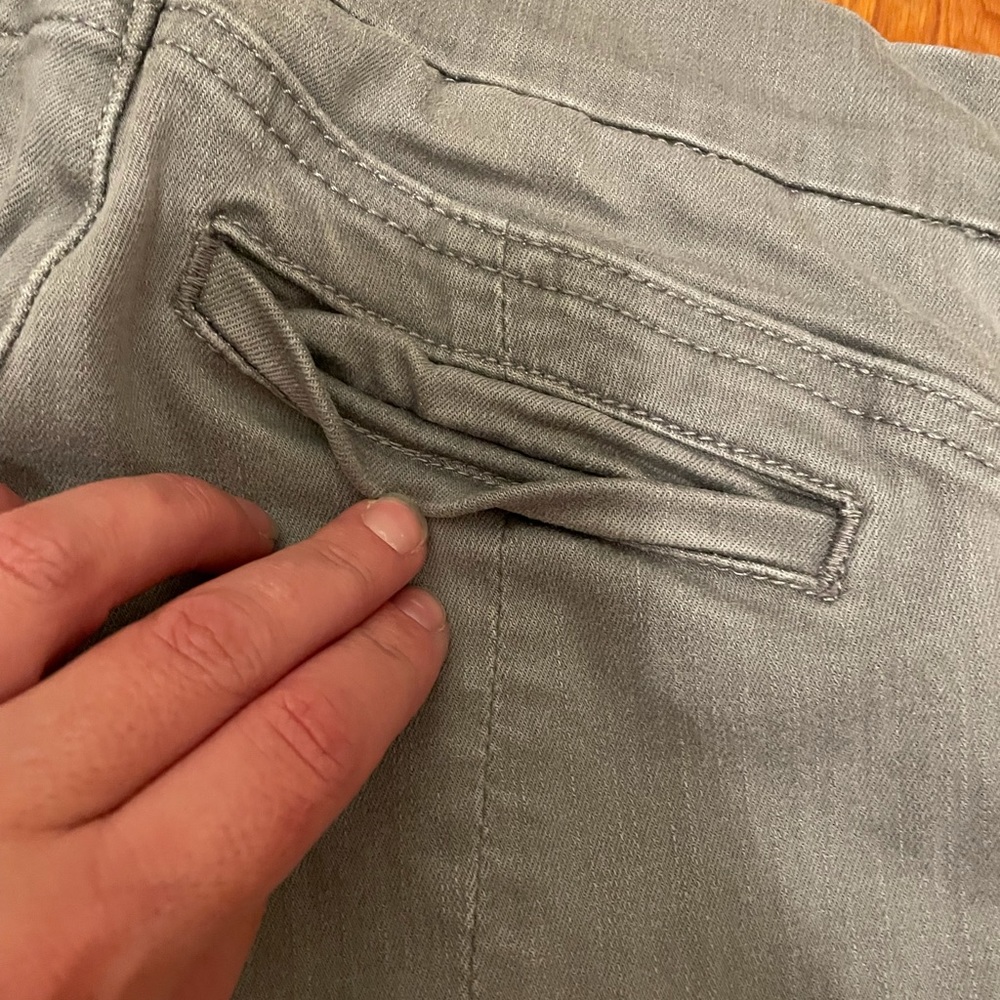 GAP TRUE SKINNY JEANS PETITE GREY GRAY SHORT ANKLE SIZE 25 - Picture 11 of 15